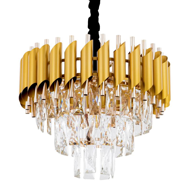 Многоярусная люстра Empire Crystal Gold&Silver Серебряный Золотой Многоярусная люстра Empire Crystal Gold&Silver Серебряный Золотой в Тюмени | Loft Concept