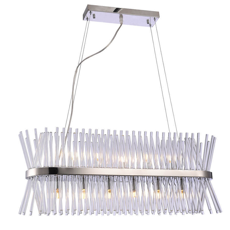Люстра Nembus Rini Chandelier Chrome Хром Прозрачное Стекло Люстра Nembus Rini Chandelier Chrome Хром Прозрачное Стекло в Тюмени | Loft Concept