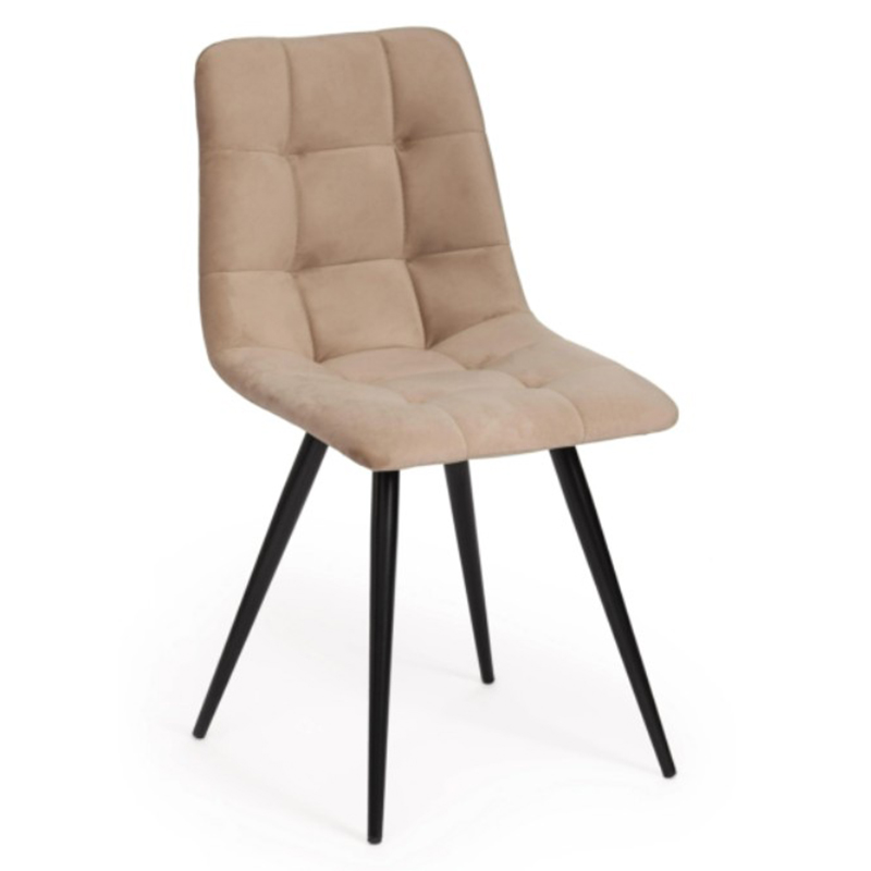 Стул Nancy Beige Chair Бежевый Черный Стул Nancy Beige Chair Бежевый Черный в Тюмени | Loft Concept