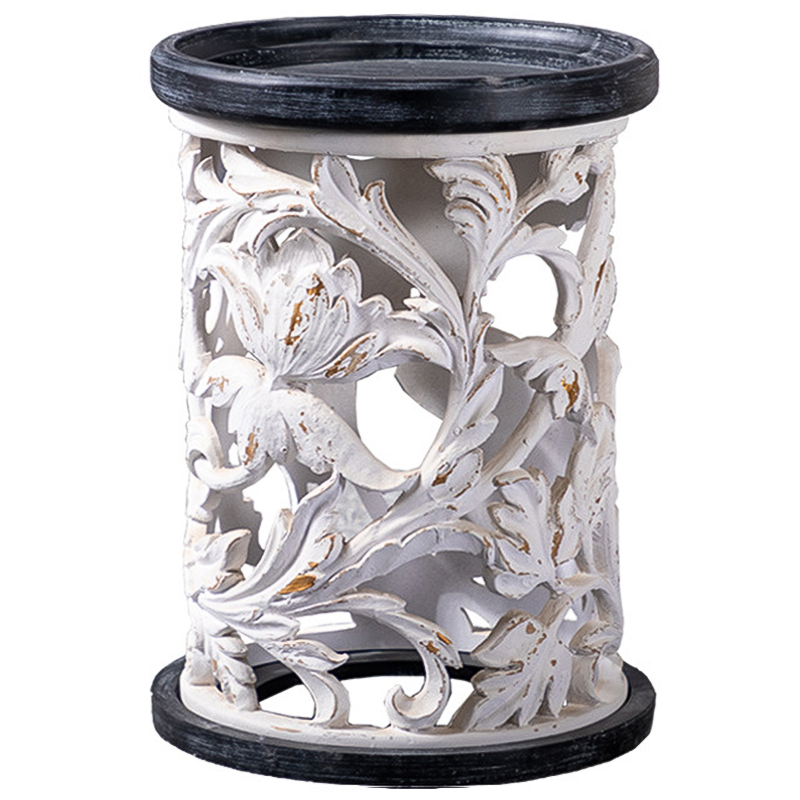Приставной стол Fleurette Provence Black White Side Table 42 Белый Черный Золотой Приставной стол Fleurette Provence Black White Side Table 42 Белый Черный Золотой в Тюмени | Loft Concept