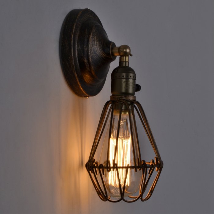 Бра Loft Cage Pendant Бронза Черный Бра Loft Cage Pendant Бронза Черный в Тюмени | Loft Concept