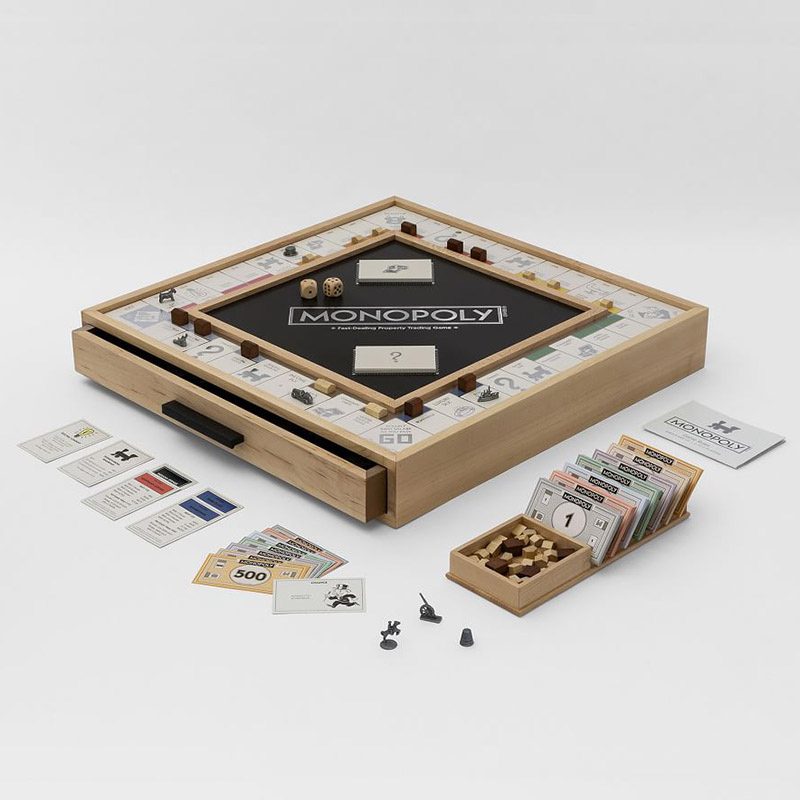 Настольная Игра "Монополия" Luxury Edition Бежевый Темно-синий Настольная Игра "Монополия" Luxury Edition Бежевый Темно-синий в Тюмени | Loft Concept