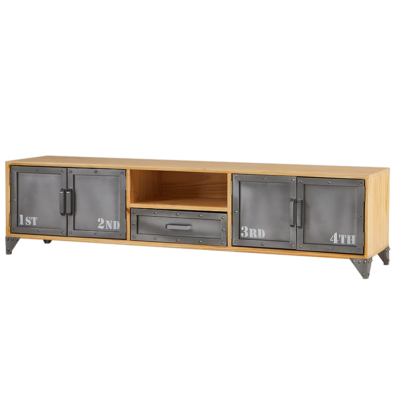 ТВ-тумба Loft Metal and Wood Quadruple ТВ-тумба Loft Metal and Wood Quadruple в Тюмени | Loft Concept