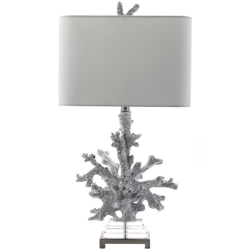 Настольная лампа Coral Grey Table Lamp Серый Прозрачный Настольная лампа Coral Grey Table Lamp Серый Прозрачный в Тюмени | Loft Concept