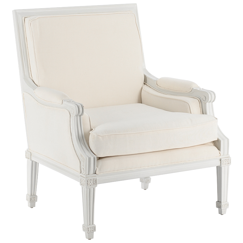 Кресло French Provence Armchair Ferrand ivory Белый ivory ( слоновая кость ) Кресло French Provence Armchair Ferrand ivory Белый ivory ( слоновая кость ) в Тюмени | Loft Concept