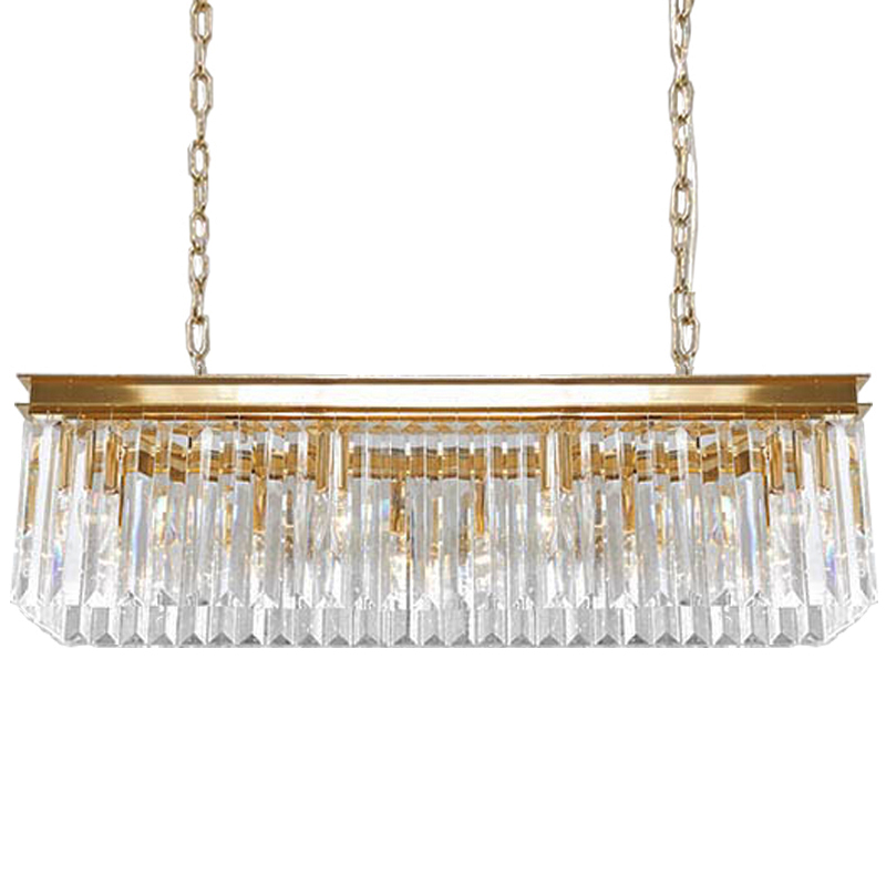 Люстра RH Odeon Chandelier Gold 90 Прозрачное Стекло Золотой Люстра RH Odeon Chandelier Gold 90 Прозрачное Стекло Золотой в Тюмени | Loft Concept
