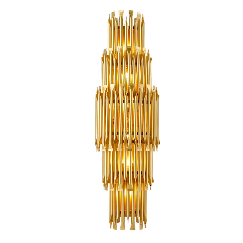 Бра MATHENY V WALL LAMP by DELIGHTFULL Gold Глянцевое золото матовое золото Бра MATHENY V WALL LAMP by DELIGHTFULL Gold Глянцевое золото матовое золото в Тюмени | Loft Concept