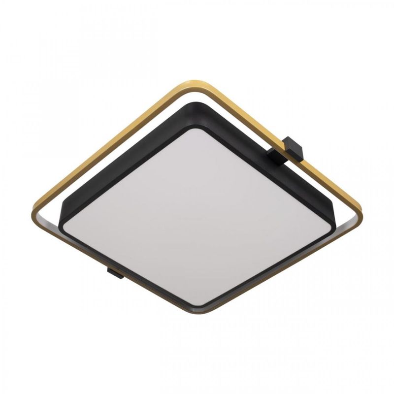 Потолочный светильник Gold Square Saturn Черный Золотой Потолочный светильник Gold Square Saturn Черный Золотой в Тюмени | Loft Concept