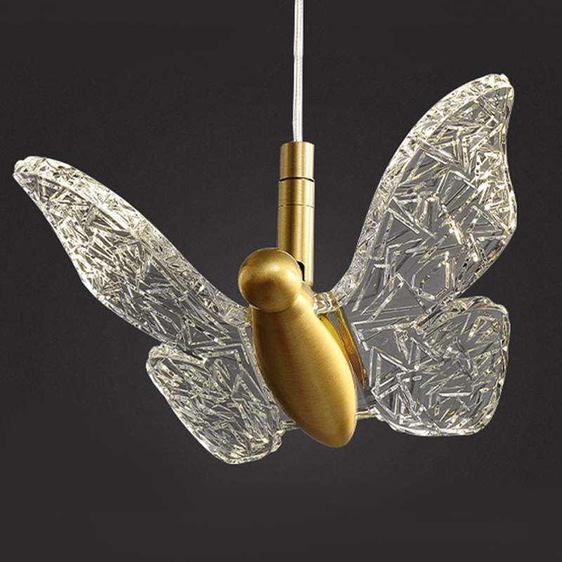 Butterfly Pendant Lamp H Прозрачный Латунь Butterfly Pendant Lamp H Прозрачный Латунь в Тюмени | Loft Concept