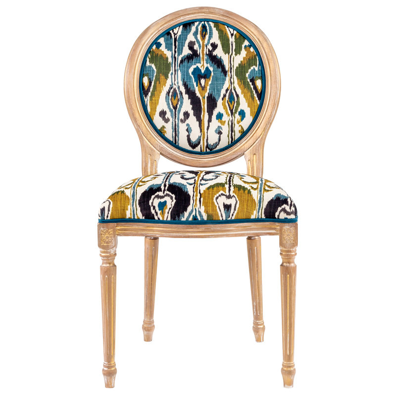Стул из натурального бука Ikat Pattern Золотой Мульти Стул из натурального бука Ikat Pattern Золотой Мульти в Тюмени | Loft Concept