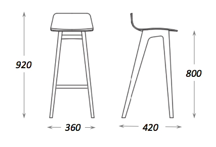 Барный стул Morph Bar Stool Барный стул Morph Bar Stool в Тюмени