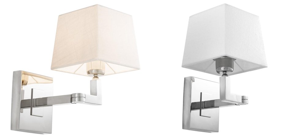 Бра Eichholtz Wall Lamp Cambell Nickel Бра Eichholtz Wall Lamp Cambell Nickel - Loft-Concept в Тюмени