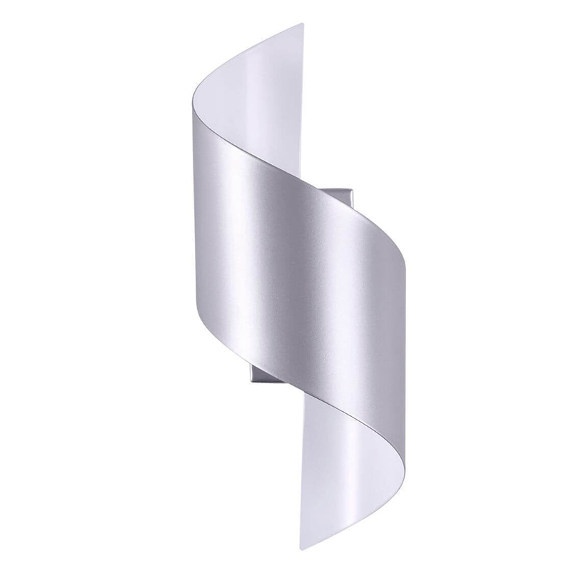 Бра Silver Locken Wall Lamp Серебряный Бра Silver Locken Wall Lamp Серебряный в Тюмени | Loft Concept
