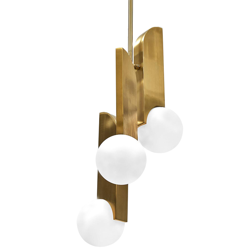 Подвесной светильник Harvir Hanging Lamp Золотой Белый Подвесной светильник Harvir Hanging Lamp Золотой Белый в Тюмени | Loft Concept