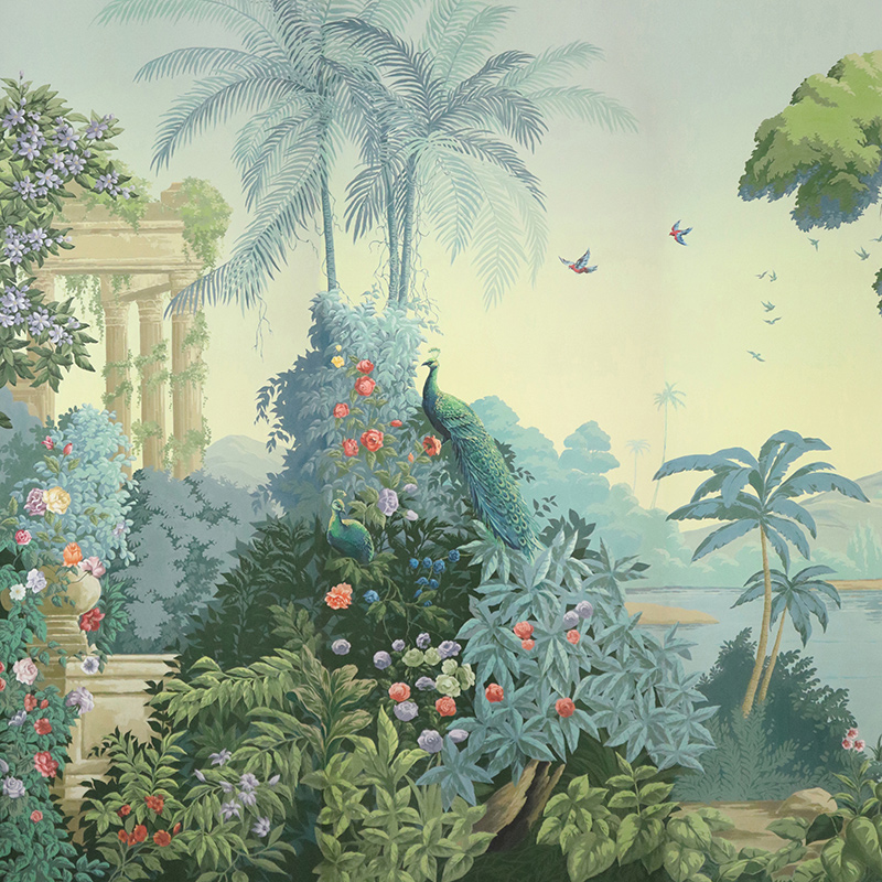 Обои ручная роспись Paradise Lost Celeste on scenic paper Обои ручная роспись Paradise Lost Celeste on scenic paper в Тюмени | Loft Concept
