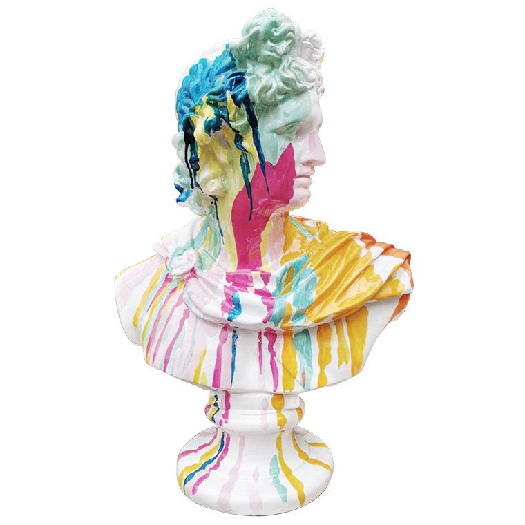 Статуэтка Bust Bright Spots Мульти Белый Статуэтка Bust Bright Spots Мульти Белый в Тюмени | Loft Concept