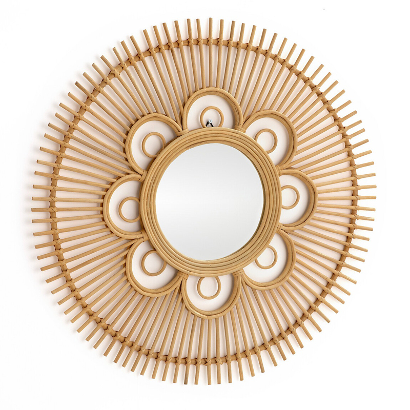 Зеркало Mirror Rattan Round D90 Зеркало Mirror Rattan Round D90 в Тюмени | Loft Concept