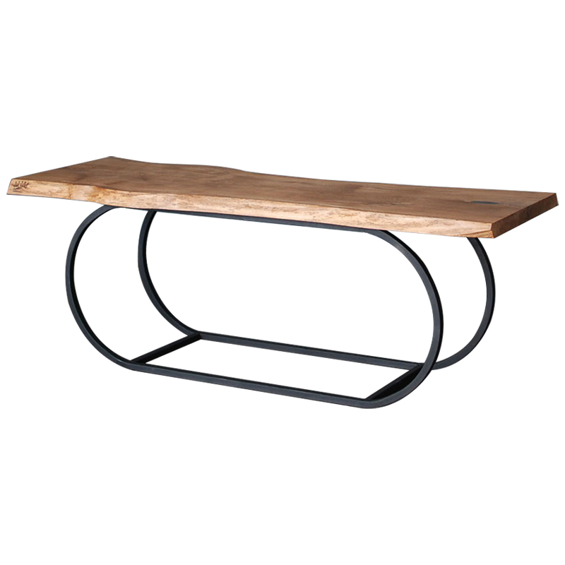 Кофейный стол Rhydian Industrial Metal Rust Coffee Table Светлый дуб Черный Кофейный стол Rhydian Industrial Metal Rust Coffee Table Светлый дуб Черный в Тюмени | Loft Concept
