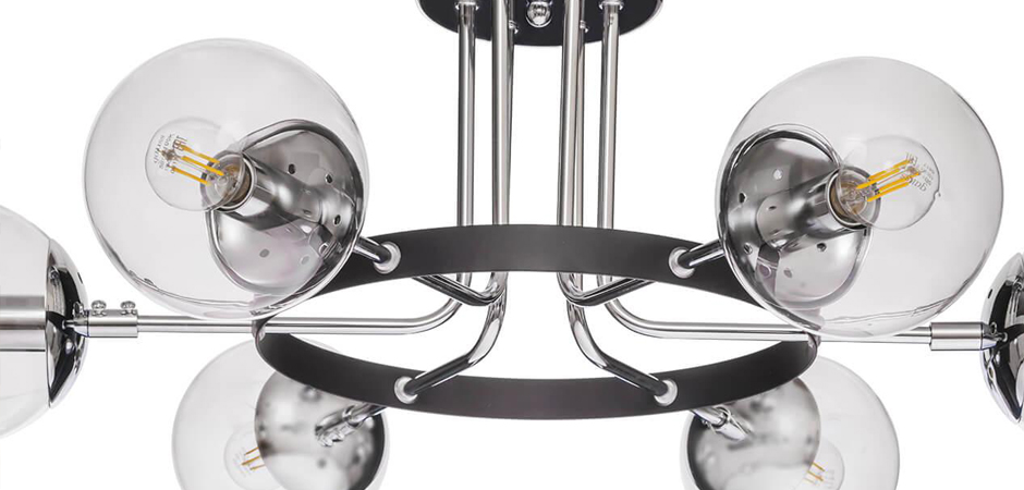 Потолочный светильник Transparent Balls Loft Ceiling Потолочный светильник Transparent Balls Loft Ceiling - Loft-Concept в Тюмени