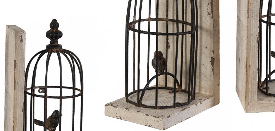Держатель для книг Birds In Cage Держатель для книг Birds In Cage - Loft-Concept в Тюмени