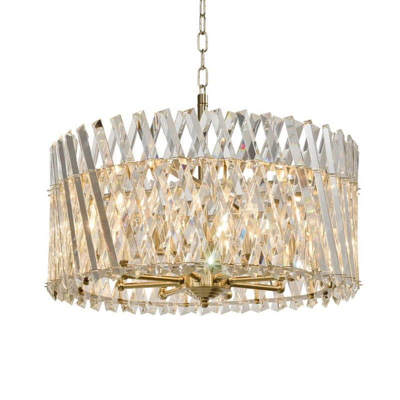 Люстра Durable Crystal Gold с Хрусталем Золотой Люстра Durable Crystal Gold с Хрусталем Золотой в Тюмени | Loft Concept