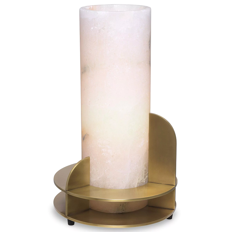 Настольная лампа Eichholtz Tamble Lamp Claudel Латунь Молочный в Тюмени | Loft Concept 