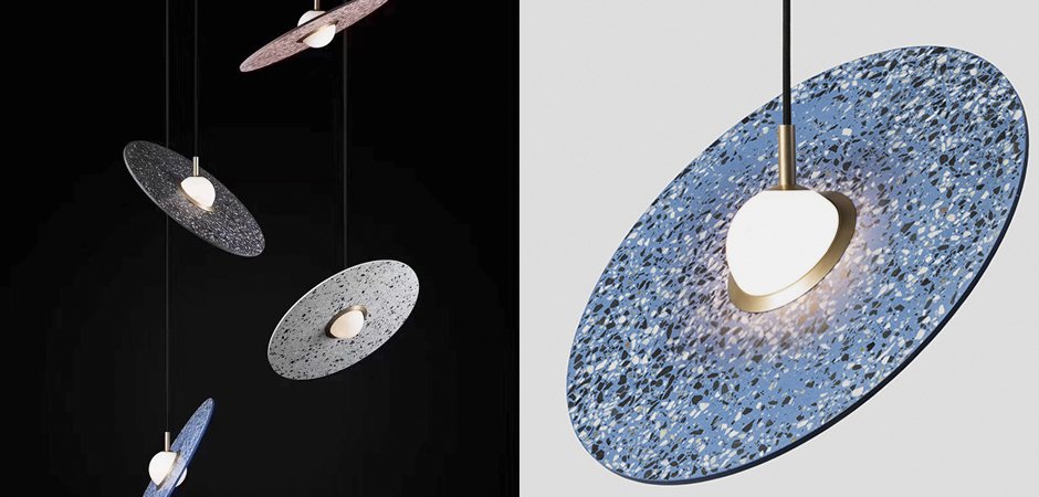 Подвесной светильник Stone Disc Haning Pendant Подвесной светильник Stone Disc Haning Pendant - Loft-Concept в Тюмени