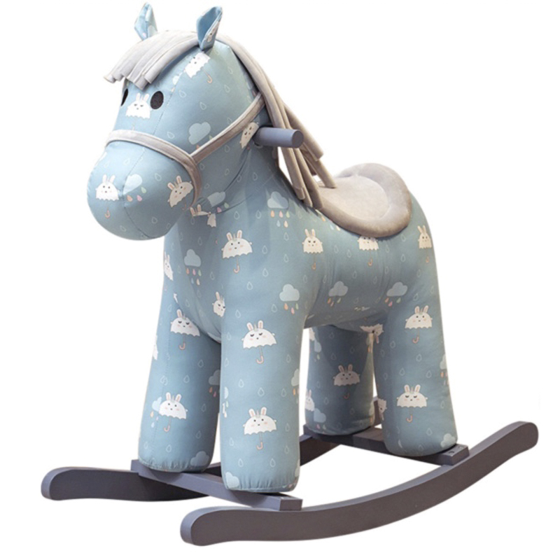 Лошадка-качалка голубая Theodore Pony Голубой Лошадка-качалка голубая Theodore Pony Голубой в Тюмени | Loft Concept