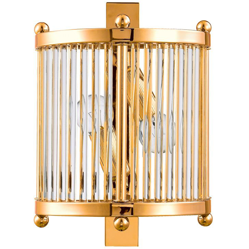 Бра Gorden Gold Sconce Золотой Прозрачное Стекло Бра Gorden Gold Sconce Золотой Прозрачное Стекло в Тюмени | Loft Concept