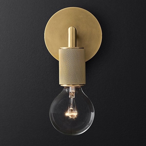 Бра RH Utilitaire Single Sconce Brass Латунь Бра RH Utilitaire Single Sconce Brass Латунь в Тюмени | Loft Concept