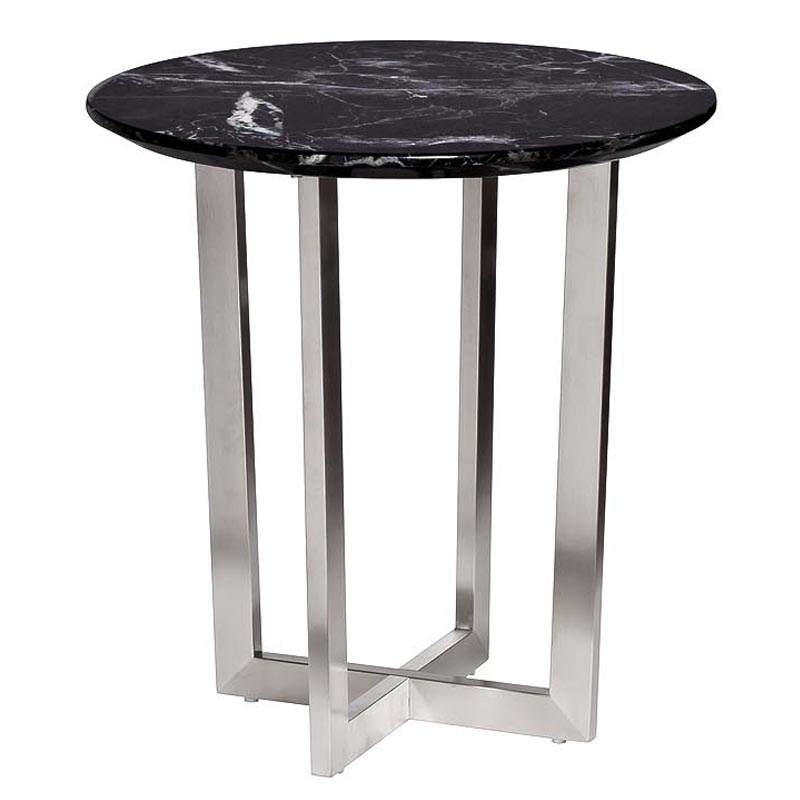 Приставной стол Adamson Side Table Серебряный Приставной стол Adamson Side Table Серебряный в Тюмени | Loft Concept