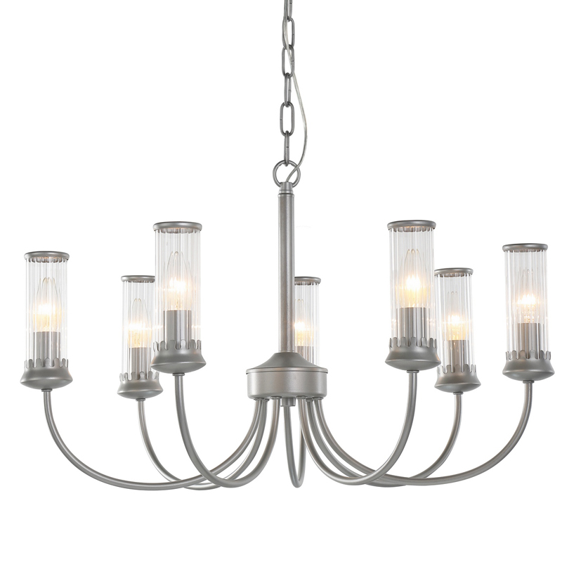 Люстра Morgane Chandelier silver 66 Серебряный Прозрачный Люстра Morgane Chandelier silver 66 Серебряный Прозрачный в Тюмени | Loft Concept