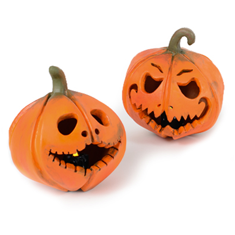 Аксессуар для Хэллоуина Two Pumpkins set 1 Оранжевый Зеленый Аксессуар для Хэллоуина Two Pumpkins set 1 Оранжевый Зеленый в Тюмени | Loft Concept
