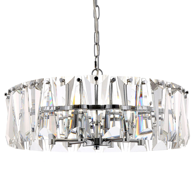Люстра Ruby Crystal Chandelier Chrome 53 Хром Прозрачное Стекло Люстра Ruby Crystal Chandelier Chrome 53 Хром Прозрачное Стекло в Тюмени | Loft Concept