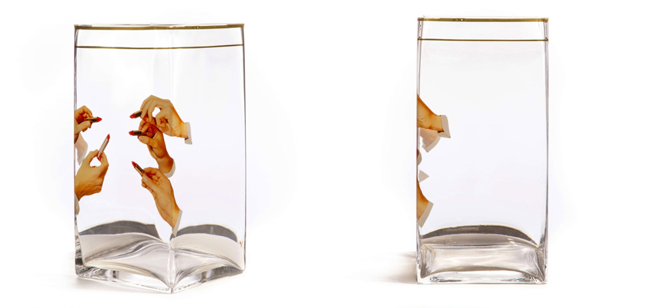 Ваза Glass vase big Lipstick Ваза Glass vase big Lipstick - Loft-Concept в Тюмени