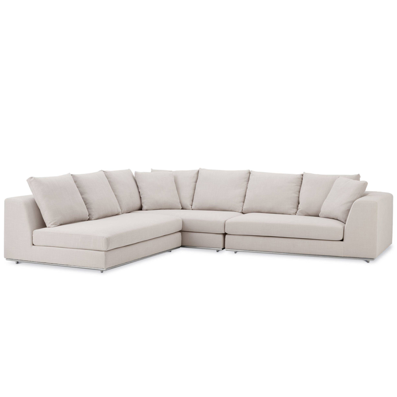 Диван Eichholtz Sofa Richard Gere Молочный Нержавеющая сталь Диван Eichholtz Sofa Richard Gere Молочный Нержавеющая сталь в Тюмени | Loft Concept