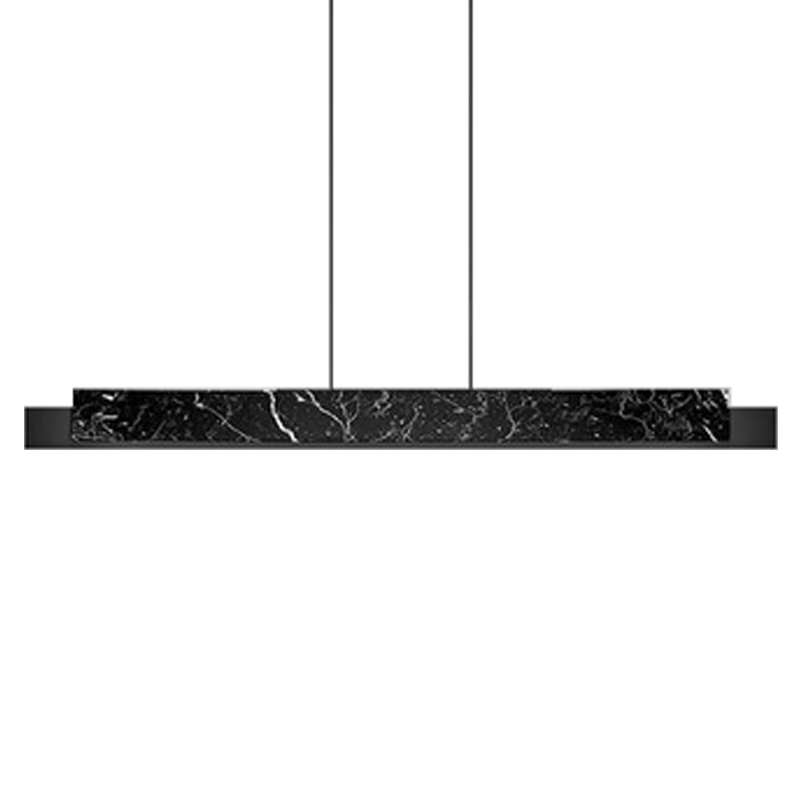 Люстра Leonce Marble Linear Chandelier Черный Черный Мрамор Nero Люстра Leonce Marble Linear Chandelier Черный Черный Мрамор Nero в Тюмени | Loft Concept