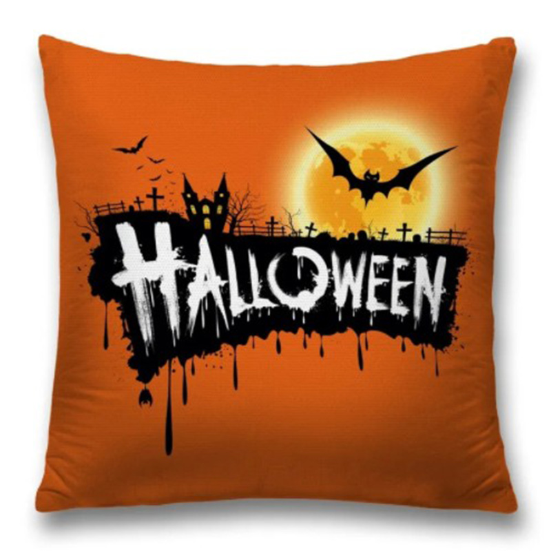 Подушка Halloween Оранжевый Черный Подушка Halloween Оранжевый Черный в Тюмени | Loft Concept