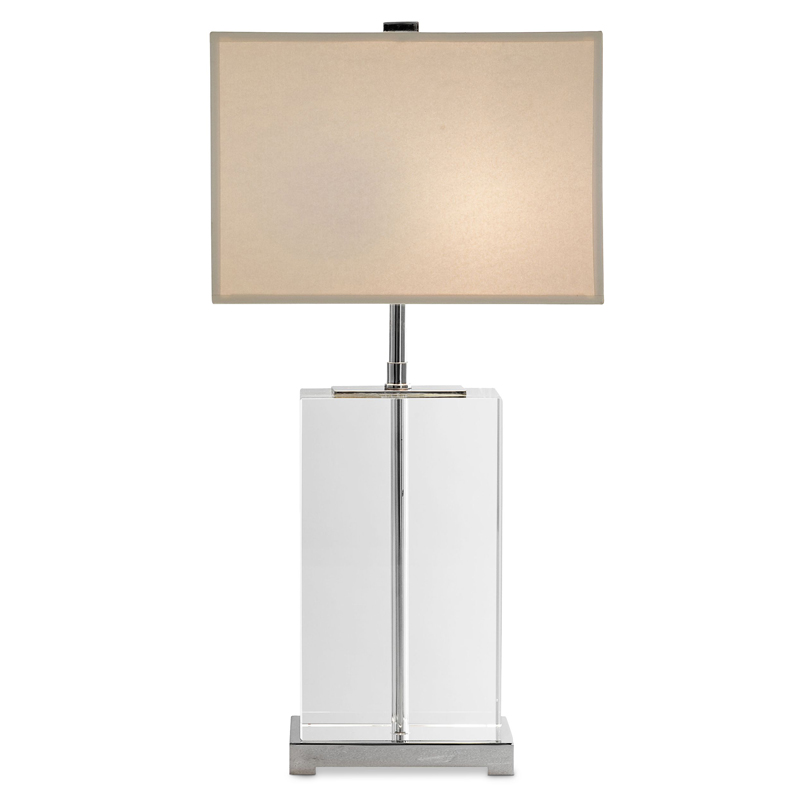 Настольная лампа Eichholtz Table Lamp Bridgefield Прозрачный Белый Настольная лампа Eichholtz Table Lamp Bridgefield Прозрачный Белый в Тюмени | Loft Concept