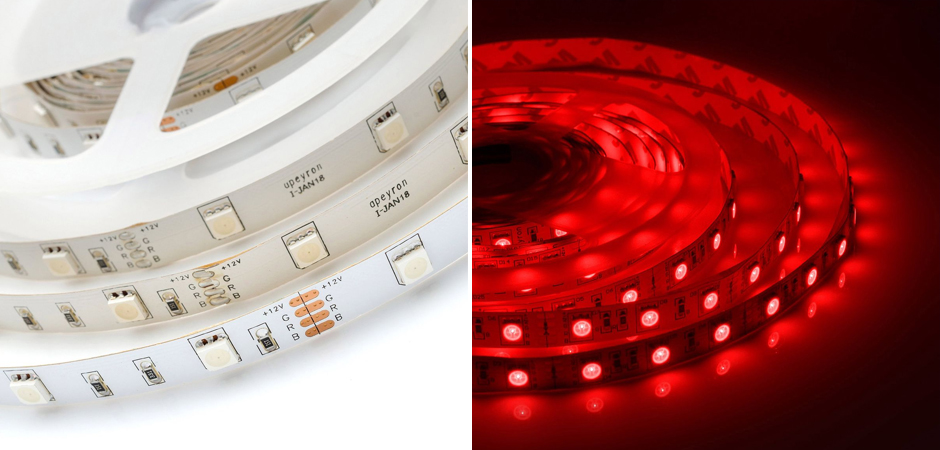 Светодиодная лента 7,2W/m 30LED/m 5050SMD разноцветная 3M - Loft-Concept в Тюмени