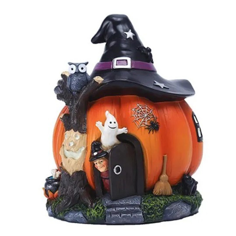 Статуэтка Pumpkin House Witch Мульти Статуэтка Pumpkin House Witch Мульти в Тюмени | Loft Concept