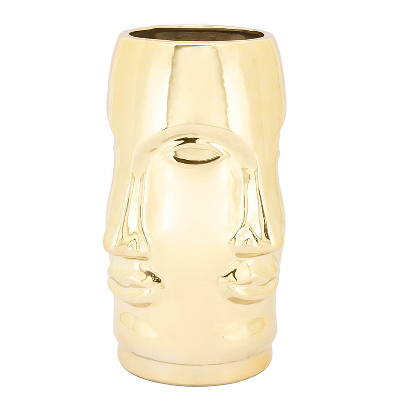 Ваза VASE MING FACE Gold Глянцевое золото Ваза VASE MING FACE Gold Глянцевое золото в Тюмени | Loft Concept