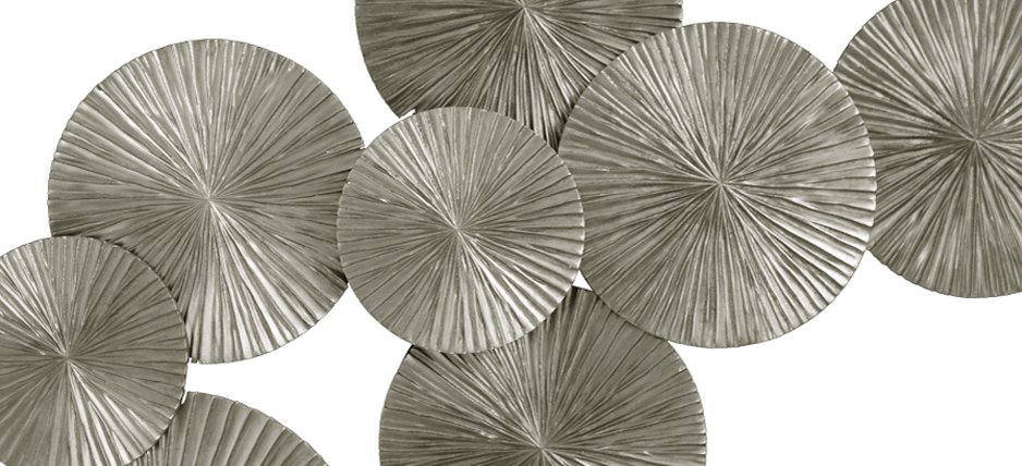 Арт-объект Apollo Silver Wall Plaque Disc Арт-объект Apollo Silver Wall Plaque Disc - Loft-Concept в Тюмени