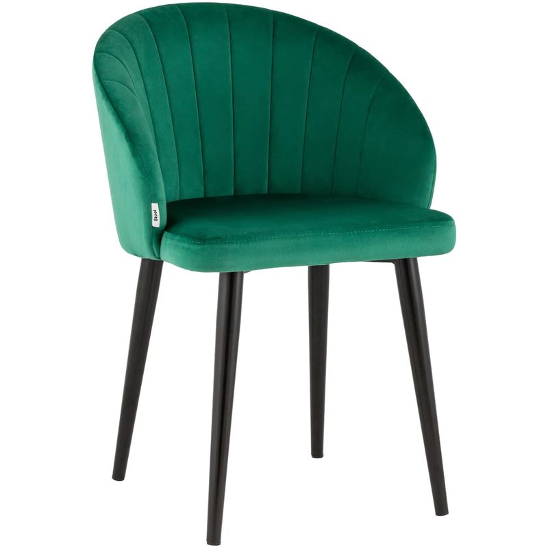 Стул Balsari Chair Изумрудно-Зеленый Велюр Изумрудный Черный Стул Balsari Chair Изумрудно-Зеленый Велюр Изумрудный Черный в Тюмени | Loft Concept