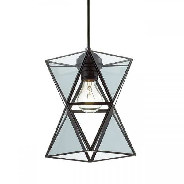 Подвесной светильник PolyPyramid Glass Pendant Прозрачный Подвесной светильник PolyPyramid Glass Pendant Прозрачный в Тюмени | Loft Concept