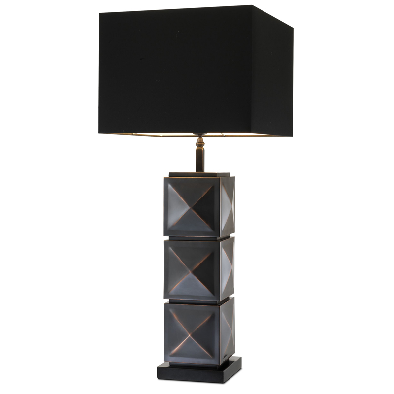 Настольная лампа Eichholtz Table Lamp Carlo Темная бронза Черный Настольная лампа Eichholtz Table Lamp Carlo Темная бронза Черный в Тюмени | Loft Concept