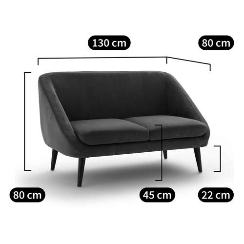 Двухместный диван с обивкой из велюра Belanger Sofa Двухместный диван с обивкой из велюра Belanger Sofa в Тюмени