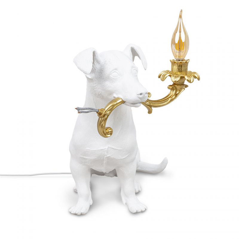 Настольная лампа Seletti Rio Lamp Белый Глянцевое золото Настольная лампа Seletti Rio Lamp Белый Глянцевое золото в Тюмени | Loft Concept