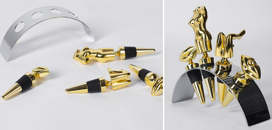 Набор пробок для бутылок ACOLYTE WINE STOPPER - Loft-Concept в Тюмени