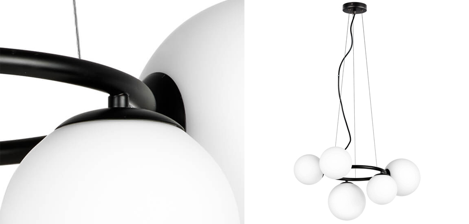 Люстра Bubbles on Ring Chandelier Black Люстра Bubbles on Ring Chandelier Black - Loft-Concept в Тюмени